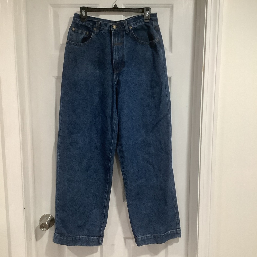 BOSS Womens Wide Leg Jeans Blue Classic Size 9/10